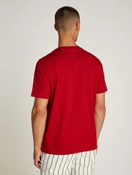 TOMMY HILFIGER T-Shirt rot/weiß