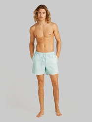 Calvin Klein Swimwear Badeshorts hellblau/weiß