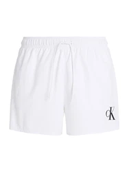 Calvin Klein Swimwear Badeshorts schwarz/weiß