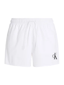 Calvin Klein Swimwear Badeshorts schwarz/weiß