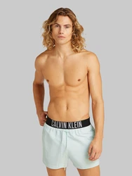 Calvin Klein Swimwear Badeshorts pastellblau/schwarz