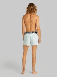 Calvin Klein Swimwear Badeshorts pastellblau/schwarz