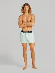 Calvin Klein Swimwear Badeshorts pastellblau/schwarz