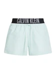 Calvin Klein Swimwear Badeshorts pastellblau/schwarz