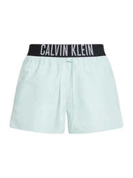 Badeshorts pastellblau / schwarz