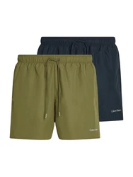 Calvin Klein Swimwear Badeshorts marine/oliv/weiß