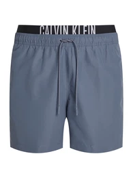 Badeshorts basaltgrau / hellgrau / schwarz