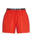 Calvin Klein Swimwear Badeshorts MEDIUM DOUBLE WB rot/schwarz/weiß