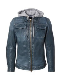 Jacke blue denim / hellgrau