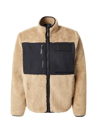Fleecejacke 'STORM STONE' khaki / schwarz