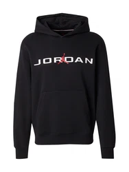 Jordan Sweatshirt 'ESS AIR' rubinrot/schwarz/weiß