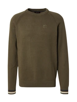 INDICODE JEANS Pullover Saxo grün INDICODE JEANS Pullover Saxo grün
