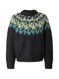 Pullover 'Momo' opal / schilf / schwarz