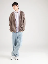ABOUT YOU Sweatjacke 'Gino' braun