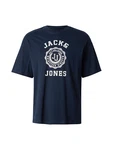 JACK & JONES T-Shirt 'VICTO' Dunkelblau/Blau/Dunkelblau/Blau/Dunkelblau/Blau/Dunkelblau/Blau/Dunkelblau/Blau JACK & JONES T-Shirt 'VICTO' Dunkelblau/Blau/Dunkelblau/Blau/Dunkelblau/Blau/Dunkelblau/Blau/Dunkelblau/Blau