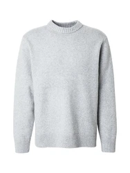 JACK & JONES Pullover JORSOFT hellgrau