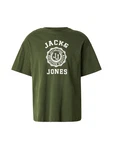 JACK & JONES T-Shirt 'VICTO' dunkelgrün JACK & JONES T-Shirt 'VICTO' dunkelgrün