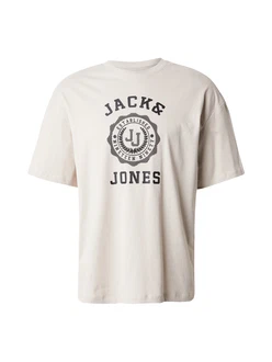 JACK & JONES T-Shirt 'VICTO' Khaki/Braun/Beige/Khaki/Braun/Beige/Khaki/Braun/Beige/Khaki/Braun/Beige/Khaki/Braun/Beige/Khaki/Braun/Beige/Khaki/Braun/Beige/Khaki/Braun/Beige