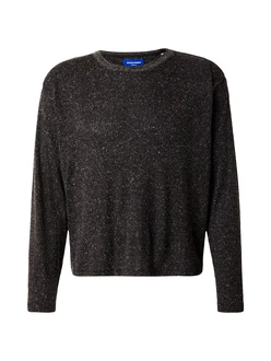 JACK & JONES Sweatshirt 'JORWINTER' braunmeliert JACK & JONES Sweatshirt 'JORWINTER' braunmeliert