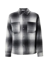 Jacke 'JCOHelvetica' graumeliert / schwarz / wei