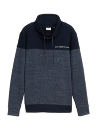 Sweatshirt navy / wei