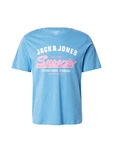 Jack & Jones T-Shirt JJELOGO TEE SS O-NECK 2 COL SS25 SN hellblau/rosa/wei Jack & Jones T-Shirt JJELOGO TEE SS O-NECK 2 COL SS25 SN hellblau/rosa/wei