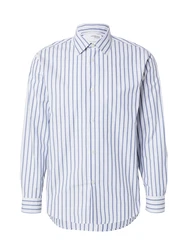 SELECTED HOMME Hemd 'SLHBARRON' taubenblau/hellblau/dunkelblau