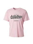 Jack & Jones T-Shirt JJELOGO TEE SS O-NECK 2 COL SS25 SN rosa/schwarz/weiß Jack & Jones T-Shirt JJELOGO TEE SS O-NECK 2 COL SS25 SN rosa/schwarz/weiß