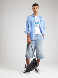Jack & Jones T-Shirt JJELOGO TEE SS O-NECK 2 COL SS25 SN azur/grenadine/wei