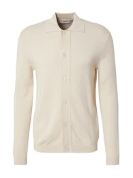 Strickjacke 'SLHTRAY' beige