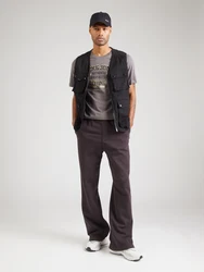 Jack & Jones T-Shirt JJELOGO TEE SS O-NECK 2 COL SS25 SN pastellgelb/schlammfarben/schwarz