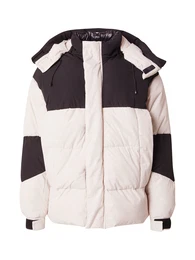 Jacke 'COURBAN PUFFER' creme / schwarz