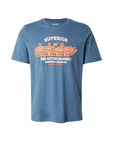 Jack & Jones T-Shirt JJELOGO TEE SS O-NECK 2 COL SS25 SN opal/orange/wei