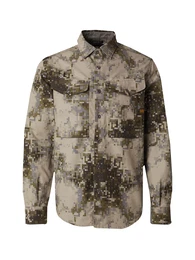 G-STAR Hemd grau / rauchgrau / oliv