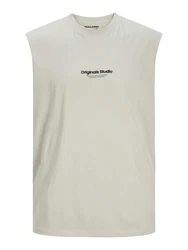 JACK & JONES Top 'JORVesterbro' beige / opal / schwarz