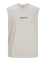 JACK & JONES Top 'JORVesterbro' beige / opal / schwarz