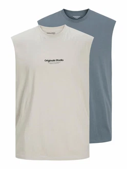 JACK & JONES Top 'JORVesterbro' beige / opal / schwarz
