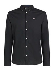 Tommy Jeans Hemd Schwarz/Dunkelblau