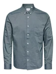 ONLY & SONS Langarmhemd ONSALVARO SLIM LS OXFORD SHIRT NOOS taubenblau