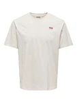 Only & Sons T-Shirt 'ONSDAWSON' offwhite
