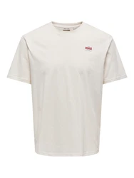Only & Sons T-Shirt 'ONSDAWSON' offwhite