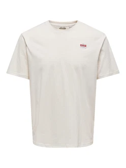 Only & Sons T-Shirt 'ONSDAWSON' offwhite