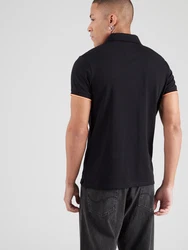 CAMP DAVID Poloshirt graphit/hellorange/schwarz