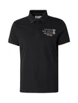 CAMP DAVID Poloshirt graphit/hellorange/schwarz