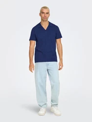Only & Sons Shirt 'Abraham' dunkelblau