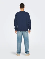 Only & Sons Sweatshirt 'ONSDAWSON' dunkelblau