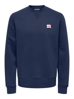 Only & Sons Sweatshirt 'ONSDAWSON' dunkelblau