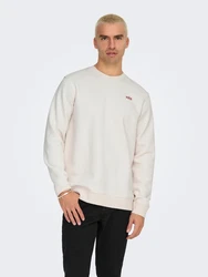 Only & Sons Sweatshirt 'ONSDAWSON' offwhite