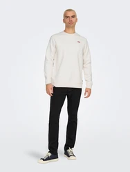 Only & Sons Sweatshirt 'ONSDAWSON' offwhite