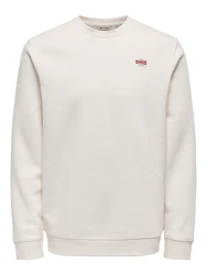 Only & Sons Sweatshirt 'ONSDAWSON' offwhite